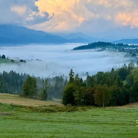 Gliczarowska Panorama Z Widokiem Na Tatry Gliczarów Górny Casa de Férias Gliczarow Gorny
